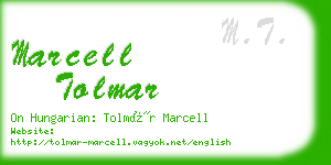 marcell tolmar business card